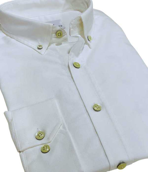 Chemise Oxford blanche unie
